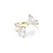 Swarovski Mesmera Dames Ring Metaal - Transparant/Goud - 17.50 mm / maat 55