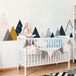 Ambiance Sticker Muurstickers voor kinderkamers - Decoratie voor babykamers - Gigantische muursticker voor kinderen, Scandinavische bergen, VENKA - 40x65cm