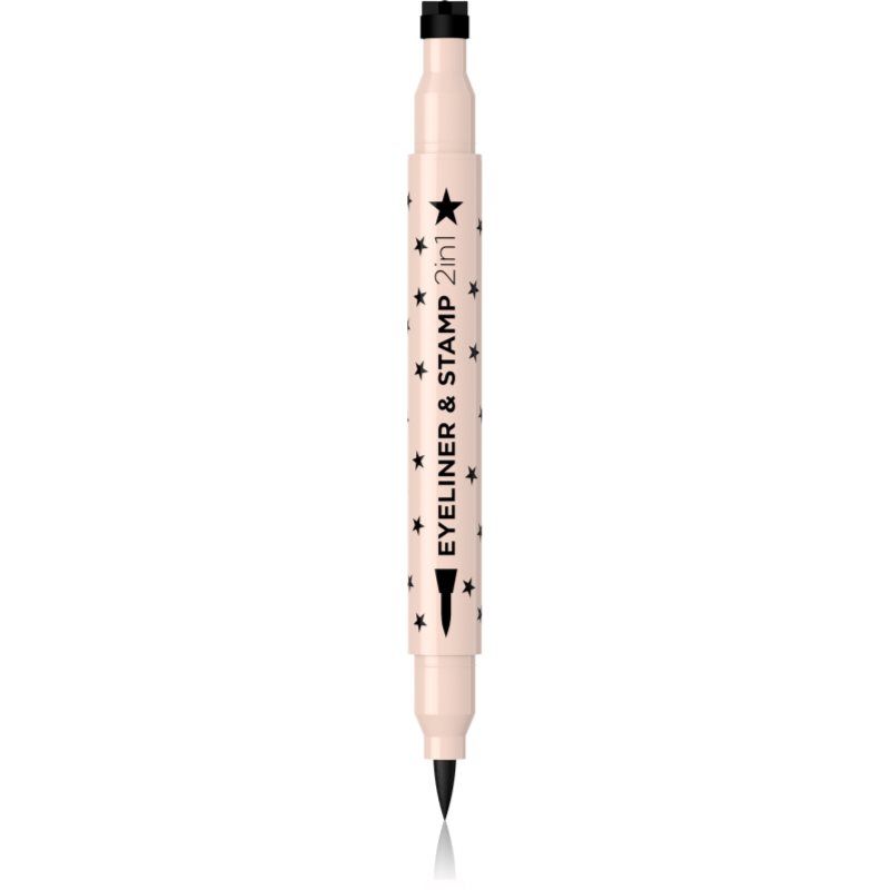 EVELINE COSMETICS EVELINE EYELINER & STEMPEL W PISAKU 2W1 02 GWIAZDA