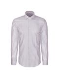 Seidensticker Chemise d'affaires pour homme - Coupe droite - Infroissable - Col Kent - Manches longues - 100% coton