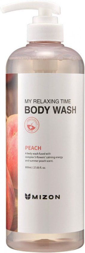 Mizon My Relaxing Time Body Wash Peach Gel 800ml