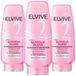 L'Oréal Elvive Glycolic Gloss Conditioner - 3 x 200 ml - Voordeelverpakking