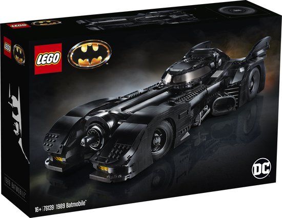 LEGO 76139 1989 Batmobile - Zwart - Kunststof