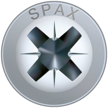 Spax Universeel schroef, 4 x 40 mm, 1500 stuks, volledig schroefdraad, achterwand schroef, kruiskop Z2, 4CUT, WIROX - 0281010400402