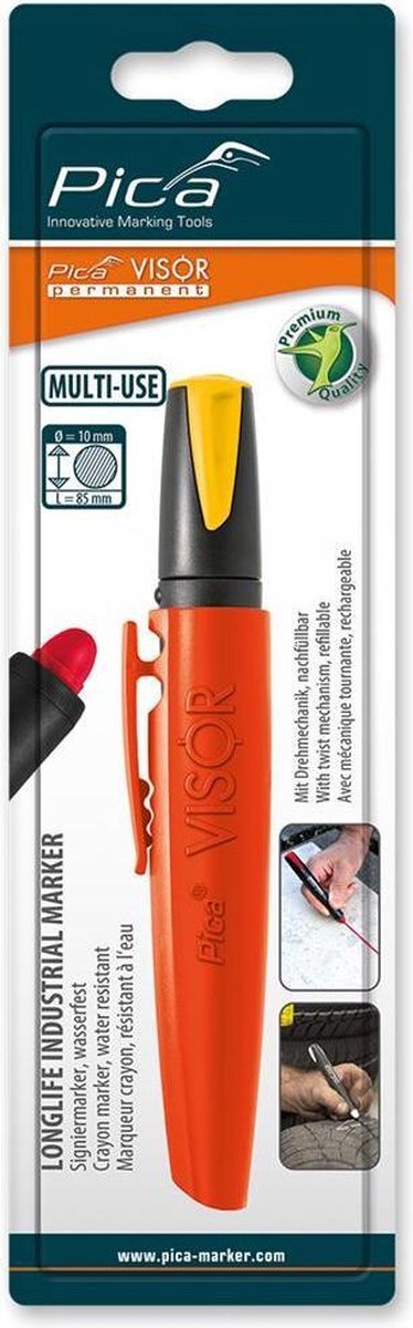 Pica Visor Permanent Marker 990/44 - Navulbaar - Geel