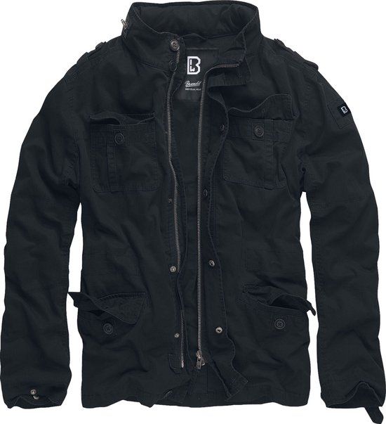 Brandit Britannia Heren Tussenseizoensjas - Zwart - 5XL