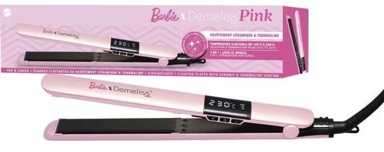 Demeliss Stijltang - Barbie Edition - Roze