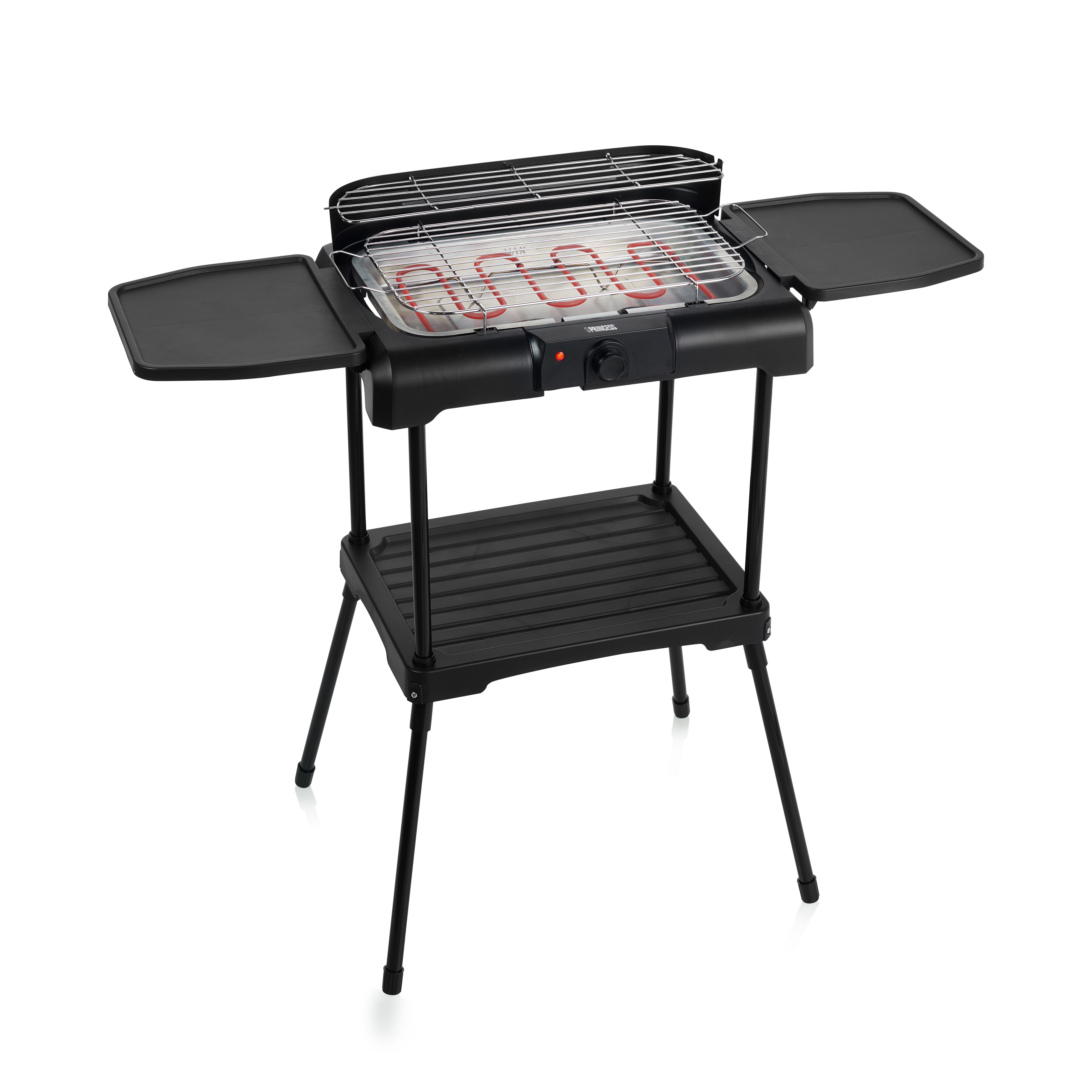 Princess 112250 Elektrische BBQ - Tafelmodel - 2200W - Zwart