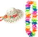 Inconnu Hawaii party verkleedset dames - Carribbean strohoed - bloemenkrans in kleurenmix - Tropical toppers