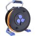AS Schwabe 823644 FR Enrouleur de câble 40 m orange Prise mâle + contact de protection