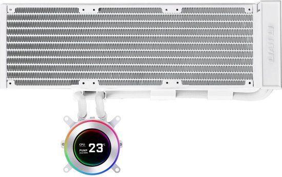 Lian Li Hydroshift II LCD-C 360N White - Vloeistof-koelsysteem processor
