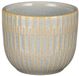 Mica Decorations Sara pot rond grijs glaze h6xd7,5 cm
