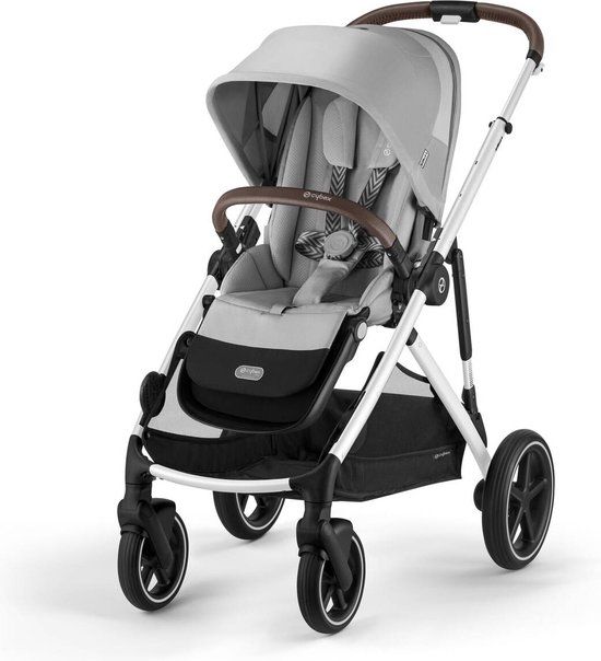 Cybex Gazelle S Kinderwagen - Stone Grey - Silver Frame