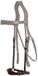 Dy'on Hangende neusriem met ketting Bruin Cob Leer/RVS