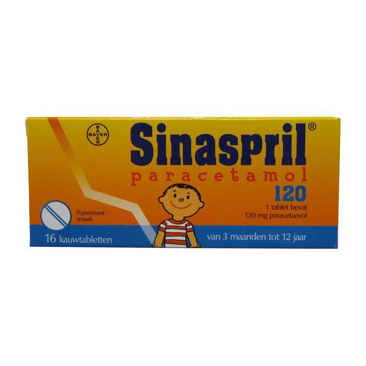 Sinaspril Paracetamol Tabletten 120mg