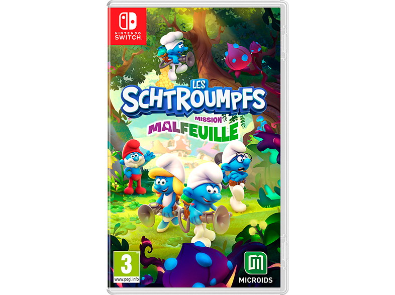 Mindscape les schtroumpfs mission malfeuille edition schtroumpfissime fr switch