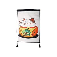 Lachineuse Japanse kat goed geluk bord 65 x 45 cm