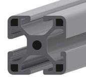 RS PRO Serie 2 Aluminium steunprofiel 30 x 30 mm, 4-voudige groef 6 mm, lengte 1000 mm