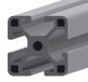 RS PRO Serie 2 Aluminium steunprofiel 30 x 30 mm, 4-voudige groef 6 mm, lengte 1000 mm