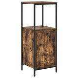 vidaXL Badkamerkast met planken 36x35x95 cm gerookt eiken