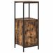 vidaXL Badkamerkast met planken 36x35x95 cm gerookt eiken