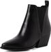 Tamaris - Dames - Laarzen - Zwart - Leer - Maat 36