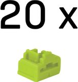 LINDY LAN-Portblocker - groen (20 stuks)