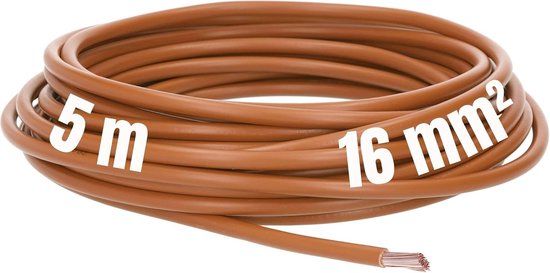 Lapp 4520036 H07V-K 16 mm² Bruin - Flexibele Bedradingskabel Aderkabel