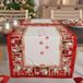 PETTI Artigiani Italiani - Kersttafelloper, kerstloper, keukenloper 140 x 40 cm, elegante kerstloper elf, 100% Made in Italy