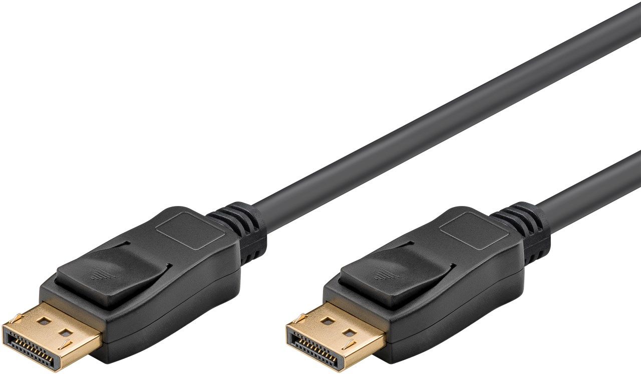 Goobay DisplayPort Kabel - 2m - Zwart - 1.4 - 8K