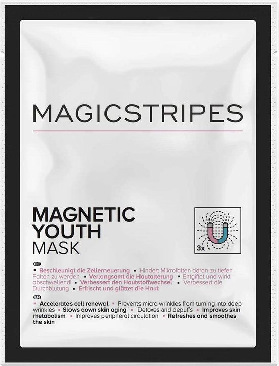MAGICSTRIPES Magnetic Youth Mask magnetyczna maska odmładzająco-napinająca 1szt.