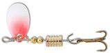 Zebco Waterwings Spinner, rood/wit, #2