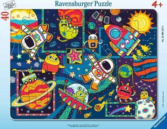 Ravensburger Un monde à part !, 40 stuk(s), Stripfiguren, 4 jaar
