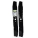 MAXPOWER 2-Blade Mulching Set for 42-Inch Cut MTD/Cub Cadet/Troy-Bilt, 742-0616A and Many Others, Replaces OEM #'s 742-04126, 742-0616, 942-0616, Black
