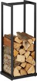 Relaxdays support de bois de chauffage