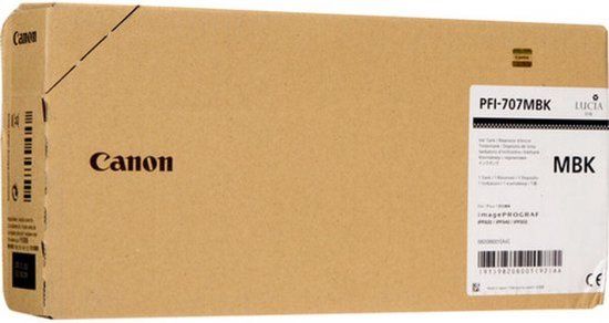 Canon PFI-707MBK Black Ink Cartridge - 700ml - Original
