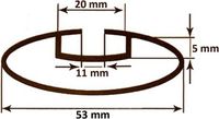 Barres de toit en aluminium VDP L120 compatible avec VW Passat Variant 83-14 verrouillable