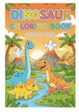 Dinosaur Coloring Book: 20 Prehistoric Adventure Pages | Bold & Easy Patterns for Ages 4-8