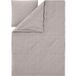 LIVARNO® Parure de lit en satin microfibre, 140 x 200 cm (Géométrie/beige)