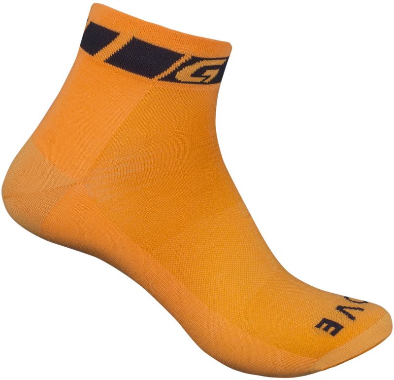 GripGrab Classic Fietssokken oranje - Maat: one size