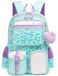 Sac à dos enfant, modèle fille, avec plusieurs compartiments, design ergonomique