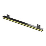 Master Magnetics AM1PLC Magnetische gereedschapshouder, 24 breed, 20 lb per inch, zwarte poedercoating met gele streep Master Magnetics