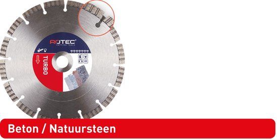 Rotec Diamantzaagblad 'TURBO' ø300x3,0xø20,0