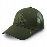 Merkloos / Sans marque Delphin Trucker Pet met Roofdier Design - Olijfgroen