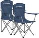 SONGMICS Campingstoel Set van 2 Blauw