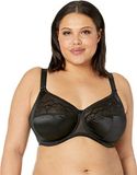 Elomi Cate 4030 Beugel Volledige Cup Gestreepte Ondersteunende BH, Zwart, 85P