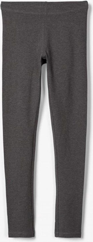 NAME IT NKFVIVIAN LEGGING NOOS Meisjes Leggings Dark Grey Melange Katoen/Elastaan Maat 146