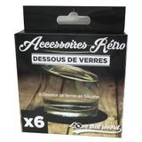 SET Vinyl Record Coasters - Set of 6