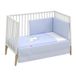 Cambrass Lit bébé Coton Bleu