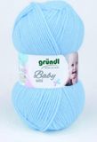 Gründl Wolle Baby Uni Breigaren pastelblauw
